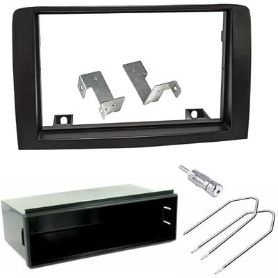 sound-way Kit de montagem automática, moldura 1 DIN / 2 DIN rádio para carro, adaptador compatível com Fiat Idea/Lancia Musa sound-way Kit de montagem automática, moldura 1 DIN / 2 DIN rádio para carro, adaptador compatível com Fiat Idea/Lancia Musa