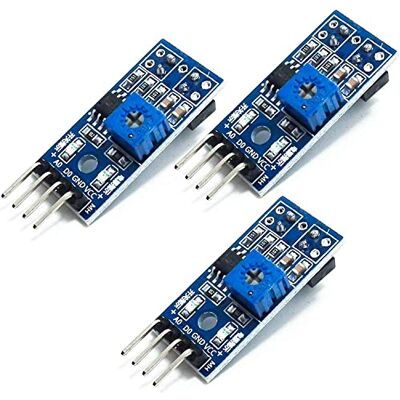 AZDelivery 3 x módulo TRCT5000 para evitar obstruções no seguidor de linhas infravermelhas IR compatível com Arduino com E-Book incluído! AZDelivery 3 x módulo TRCT5000 para evitar obstruções no seguidor de linhas infravermelhas IR compatível com Arduino com E-Book incluído!