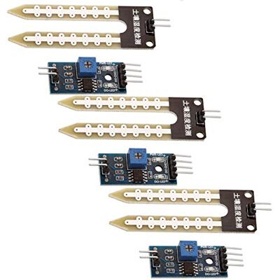 AZDelivery 3 x sensor de humidade do chão higrómetro módulo compatível com Arduino com E-Book incluído! AZDelivery 3 x sensor de humidade do chão higrómetro módulo compatível com Arduino com E-Book incluído!