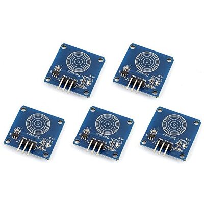DollaTek DIY 5 peças TTP223B módulo capacitivo do interruptor do sensor de toque digital para Arduino DollaTek DIY 5 peças TTP223B módulo capacitivo do interruptor do sensor de toque digital para Arduino
