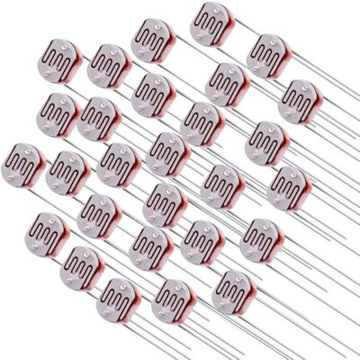 DollaTek 100 peças 5516 Photoresistor LDR CDS 5 mm sensor de resistência dependente da luz DollaTek 100 peças 5516 Photoresistor LDR CDS 5 mm sensor de resistência dependente da luz
