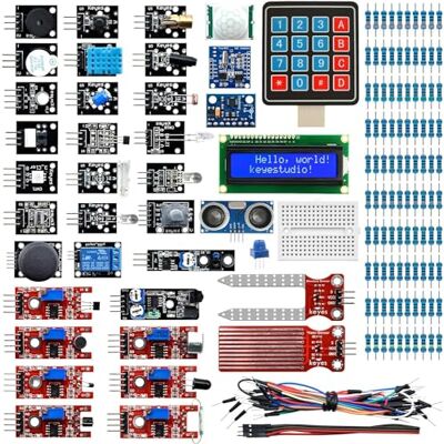 KEYESTUDIO Atualizado Kit de Módulos de Sensores 37 em 1 Compatível com Arduino UNO Mega 2560 Nano Raspberry Pi KEYESTUDIO Atualizado Kit de Módulos de Sensores 37 em 1 Compatível com Arduino UNO Mega 2560 Nano Raspberry Pi