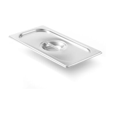 Hendi Tampa Gastronorm GN 1/3, Kitchen Line, resistência térmica -40 °C a 250 °C, 325 x 176 mm, espessura 0,7 mm, aço inoxidável Hendi Tampa Gastronorm GN 1/3, Kitchen Line, resistência térmica -40 °C a 250 °C, 325 x 176 mm, espessura 0,7 mm, aço inoxidável