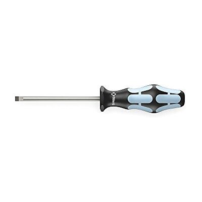 Wera 3335 Chave de fenda para parafusos com fenda, aço inoxidável, 1,0 x 5,5 x 125 mm Wera 3335 Chave de fenda para parafusos com fenda, aço inoxidável, 1,0 x 5,5 x 125 mm