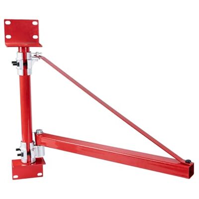 TEENO Braço de suporte de guindasta, 200 kg 600 kg, suporte de braço de grua elétrico, braço oscilante de guindasta, faixa de rotação: 180 ° TEENO Braço de suporte de guindasta, 200 kg 600 kg, suporte de braço de grua elétrico, braço oscilante de guindasta, faixa de rotação: 180 °