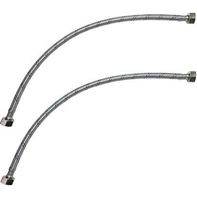 AERZETIX Mangueira flexível 500 mm 1/2" Feminino/Fêmea Torneira AERZETIX Mangueira flexível 500 mm 1/2" Feminino/Fêmea Torneira