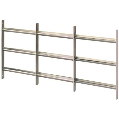 Alberts Grelha para janela Venlo, extensível, galvanizada azul, 450 x 700-1050 mm Alberts Grelha para janela Venlo, extensível, galvanizada azul, 450 x 700-1050 mm