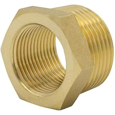 VARIOSAN Redutor de , 1 1/2" x 1 1/4" AG/IG, latão, adequado para água potável VARIOSAN Redutor de , 1 1/2" x 1 1/4" AG/IG, latão, adequado para água potável