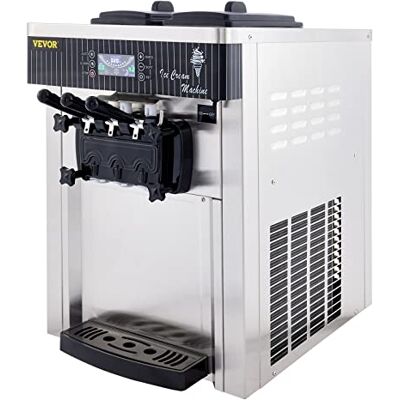 VEVOR Máquina de Gelado Suave Geladora Máquina de Gelados Suave Comercial Máquina de Gelados Suave com 2 + 1 Sabores Vertical Ice Cream Maker 2200W Máquina de Gelado de Serviço Suave 6L*2 VEVOR Máquina de Gelado Suave Geladora Máquina de Gelados Suave Comercial Máquina de Gelados Suave com 2 + 1 Sabores Vertical Ice Cream Maker 2200W Máquina de Gelado de Serviço Suave 6L*2
