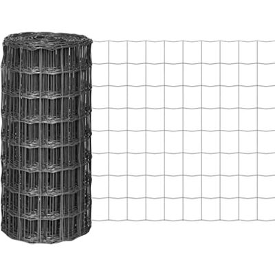 vidaXL Cerca de malha Euro Fence, cinzento, 25 x 0,8 m, 100 x 100 mm, perto de cerca de cerca com fio vidaXL Cerca de malha Euro Fence, cinzento, 25 x 0,8 m, 100 x 100 mm, perto de cerca de cerca com fio