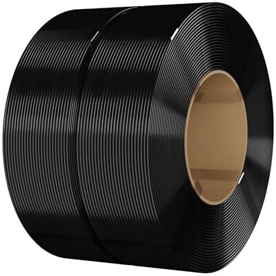 eSUN PLA Filamento de substituição de 1,75 mm, precisão dimenonal +/- 0,05 mm, 1 kg por bobina, 2 bobinas para impressoras 3D, preto e preto eSUN PLA Filamento de substituição de 1,75 mm, precisão dimenonal +/- 0,05 mm, 1 kg por bobina, 2 bobinas para impressoras 3D, preto e preto