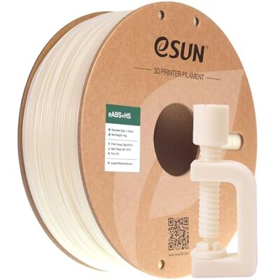 eSUN ABS+ Filamento 1,75mm, eABS+HS Filamento de Alta Velocidade para Impressora 3D ABS Plus, Precisão Dimensional +/- 0,05mm, Carrete de 1KG (2,2 LBS) para Impressão 3D Rápida eSUN ABS+ Filamento 1,75mm, eABS+HS Filamento de Alta Velocidade para Impressora 3D ABS Plus, Precisão Dimensional +/- 0,05mm, Carrete de 1KG (2,2 LBS) para Impressão 3D Rápida