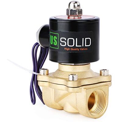 U.S. Solid 12 V DC 3/4" G Válvula solenóide elétrica latão normalmente fechado Solenoid Valve diretamente diretamente diretamente para água ar óleo diesel Viton material do selo U.S. Solid 12 V DC 3/4" G Válvula solenóide elétrica latão normalmente fechado Solenoid Valve diretamente diretamente diretamente para água ar óleo diesel Viton material do selo