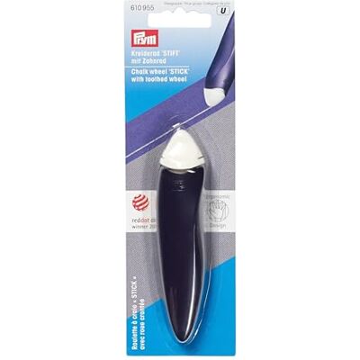 Prym Kreiderad Stift Ergonomics Vara de roda, plástico metal giz em pó, roxo e branco, 1 unidade (embalagem de 1) Prym Kreiderad Stift Ergonomics Vara de roda, plástico metal giz em pó, roxo e branco, 1 unidade (embalagem de 1)