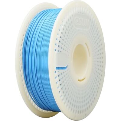 eSUN Kit de filamento PLA de substituição e bobina, PLA 1,75 mm e eSpool removível, bobina de 1 kg (2,2 LBS) filamento rápido para impressoras 3D, azul claro eSUN Kit de filamento PLA de substituição e bobina, PLA 1,75 mm e eSpool removível, bobina de 1 kg (2,2 LBS) filamento rápido para impressoras 3D, azul claro
