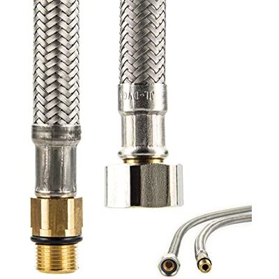 tecuro Mangueira de conexão para canalização (M12 x 1 curto 3/8" ÜWM x 350 mm) tecuro Mangueira de conexão para canalização (M12 x 1 curto 3/8" ÜWM x 350 mm)