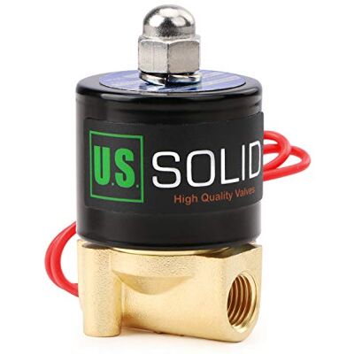 U.S. Solid 220V AC 1/4" G Válvula de solenoide elétrica Latão Normalmente Fechada Válvula de solenoide acionada diretamente para Água Ar Óleo Diesel Material do selo Viton U.S. Solid 220V AC 1/4" G Válvula de solenoide elétrica Latão Normalmente Fechada Válvula de solenoide acionada diretamente para Água Ar Óleo Diesel Material do selo Viton