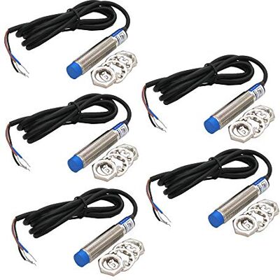 DollaTek 5 peças de substituição sensor de proximidade indutivo interruptor de 3 cabos NPN DC6-36V DollaTek 5 peças de substituição sensor de proximidade indutivo interruptor de 3 cabos NPN DC6-36V
