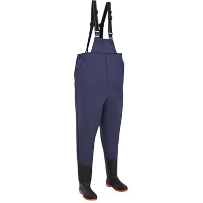 vidaXL Vadeador de peito com botas calças de caminhada macacão de pesca fato vidaXL Vadeador de peito com botas calças de caminhada macacão de pesca fato