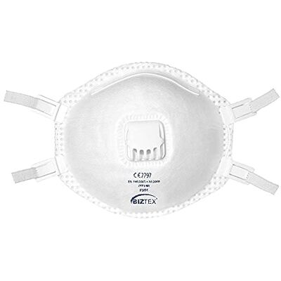 Portwest Máscara com Válvula FFP3, Cor: Branco, Portwest Máscara com Válvula FFP3, Cor: Branco,
