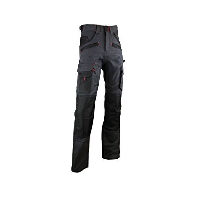 Cofan Calças de trabalho MULTIB. Carlson 300 gms/m cinzento-preto T-48 Unid: Cofan Calças de trabalho MULTIB. Carlson 300 gms/m cinzento-preto T-48 Unid: