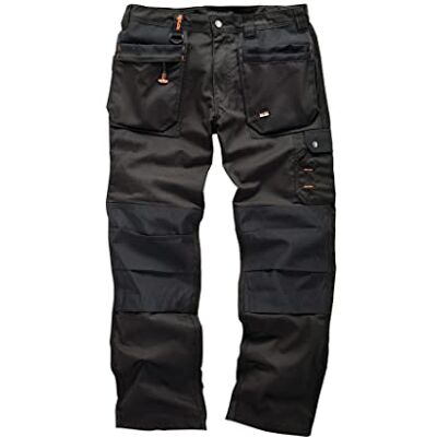 Scruffs Calças, preto, tamanho 32 x 31 polegadas Scruffs Calças, preto, tamanho 32 x 31 polegadas