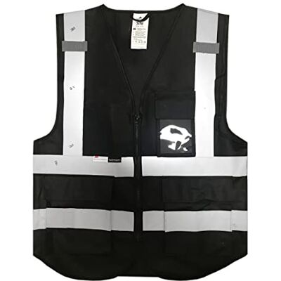 Salzmann Colete de segurança XS-6XL Feito com fita refletora 3M Salzmann Colete de segurança XS-6XL Feito com fita refletora 3M