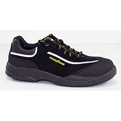 Goodyear Sapatos de Segurança Unisex Nobuk Preto S3 SRC Proteção e Durabilidade Ideal para Várias Atividades Laborais Tamanho 42 Goodyear Sapatos de Segurança Unisex Nobuk Preto S3 SRC Proteção e Durabilidade Ideal para Várias Atividades Laborais Tamanho 42