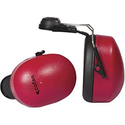 Cofan Auriculares para capacete orelhas com redução de ruído adequado para capacetes de segurança Cofan Auriculares para capacete orelhas com redução de ruído adequado para capacetes de segurança