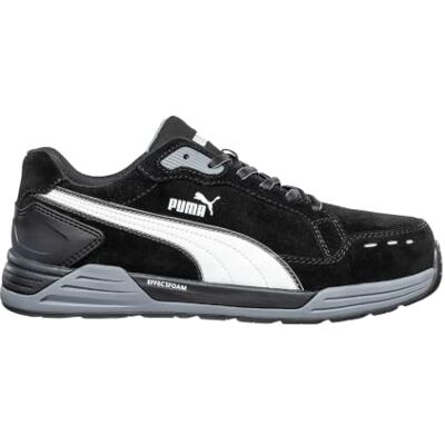 PUMA Safety AIRTWIST Low Sapato de segurança S3 ESD HRO SRC biqueira de fibra de vidro proteção contra a penetração antiderrapante sem metal homens, Preto, 40 UE PUMA Safety AIRTWIST Low Sapato de segurança S3 ESD HRO SRC biqueira de fibra de vidro proteção contra a penetração antiderrapante sem metal homens, Preto, 40 UE