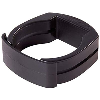 Alberts Fix-Clip Pro®, para fixação de grelhas soldadas em postes de cerca, plástico, preto, para postes de Ø 60 mm Alberts Fix-Clip Pro®, para fixação de grelhas soldadas em postes de cerca, plástico, preto, para postes de Ø 60 mm