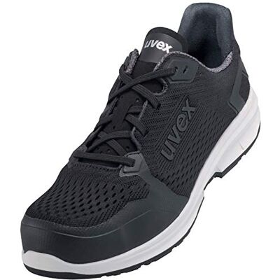 Uvex 1 Sport Calçado de trabalho S1 SRC ESD sapatos de segurança com biqueira leve e sem metais, para mulheres e homens Uvex 1 Sport Calçado de trabalho S1 SRC ESD sapatos de segurança com biqueira leve e sem metais, para mulheres e homens