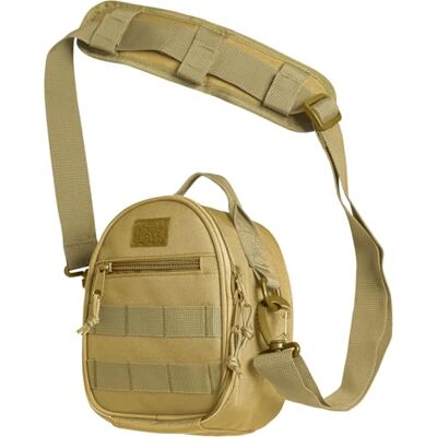 ACE Schakal Bolsa para protetores auditivos capa de transporte compatível com orelhas de Sordin, Howard Leight e muito mais bege ACE Schakal Bolsa para protetores auditivos capa de transporte compatível com orelhas de Sordin, Howard Leight e muito mais bege