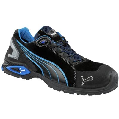 PUMA Sapatos de segurança "Rio" Low S3 SRC de 642750-256-44, cor preto PUMA Sapatos de segurança "Rio" Low S3 SRC de 642750-256-44, cor preto