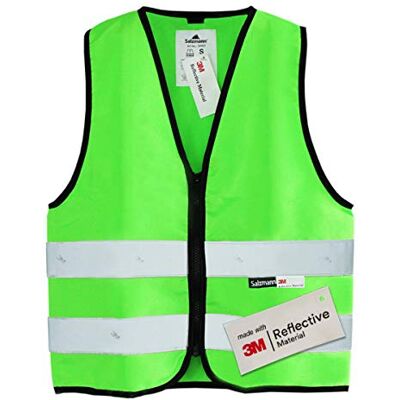 Salzmann Colete de segurança para crianças Tailles enfant 86 à 176, verde Salzmann Colete de segurança para crianças Tailles enfant 86 à 176, verde