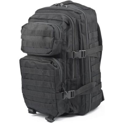 Mil-Tec Military Army Patrol Molle Assault Pack Tactical Combat Rucksack Backpack Bag 36L Black Mil-Tec Military Army Patrol Molle Assault Pack Tactical Combat Rucksack Backpack Bag 36L Black