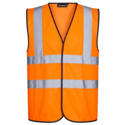 Blackrock Colete refletor com cor de laranja, colete de alta visibilidade para homem para o verão, colete refletor para motociclo, coletes refletores, roupa de trabalho para homem Blackrock Colete refletor com cor de laranja, colete de alta visibilidade para homem para o verão, colete refletor para motociclo, coletes refletores, roupa de trabalho para homem