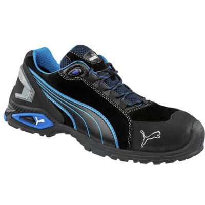 PUMA "Rio" 642750-256-45 Calçado de segurança S3, com resistência SRC, tamanho 42, cor preto. PUMA "Rio" 642750-256-45 Calçado de segurança S3, com resistência SRC, tamanho 42, cor preto.