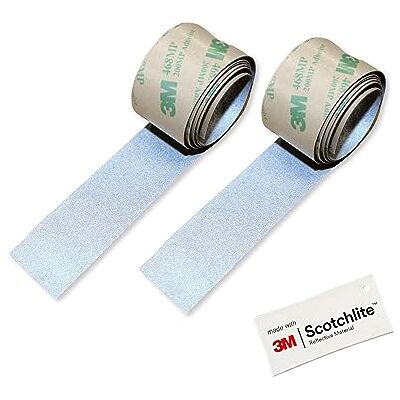 Salzmann Fita refletora fita adesiva para mochilas, bicicletas, capacetes, carrinhos de bebé equipado com material refletor 3M Salzmann Fita refletora fita adesiva para mochilas, bicicletas, capacetes, carrinhos de bebé equipado com material refletor 3M