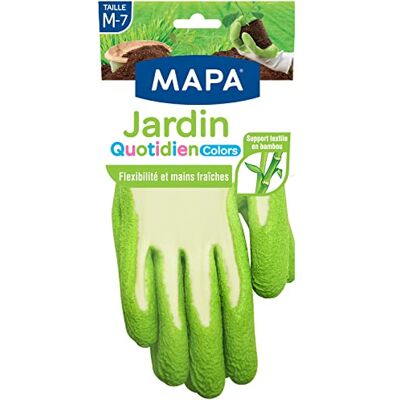 Luvas de Jardim MAPA - Látex Flexível, Suporte de Bambu - Luvas de Jardim Luvas de Jardim MAPA - Látex Flexível, Suporte de Bambu - Luvas de Jardim