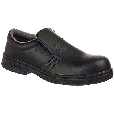 Portwest Mocassim de Segurança Steelite S2, Tamanho: 47, Cor: Preto, Portwest Mocassim de Segurança Steelite S2, Tamanho: 47, Cor: Preto,