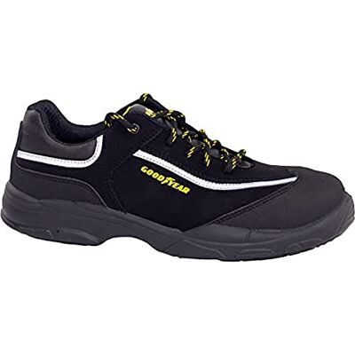 Goodyear Sapatos de Segurança Unisex Nobuk Preto S3 SRC Proteção e Durabilidade Ideal para Várias Atividades Laborais Tamanho 38 Goodyear Sapatos de Segurança Unisex Nobuk Preto S3 SRC Proteção e Durabilidade Ideal para Várias Atividades Laborais Tamanho 38