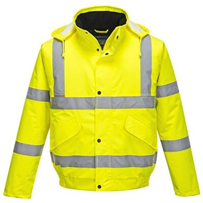 Portwest Casaco de alta visibilidade, tamanho: 4XL, cor: Amarelo, S463YER4XL Portwest Casaco de alta visibilidade, tamanho: 4XL, cor: Amarelo, S463YER4XL