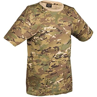 Mil-Tec T-shirt unissexo escura Mil-Tec T-shirt unissexo escura