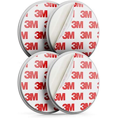 deleyCON 2 x Acessório magnético para detetores de fumo suporte magnético detector de incêndios autocolante suporte magnético superfície autocolante diâmetro de 65 mm deleyCON 2 x Acessório magnético para detetores de fumo suporte magnético detector de incêndios autocolante suporte magnético superfície autocolante diâmetro de 65 mm