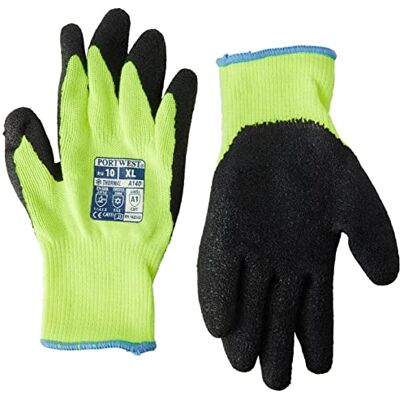 Portwest Luva térmica Grip, tamanho: XL, cor: Preto, Portwest Luva térmica Grip, tamanho: XL, cor: Preto,