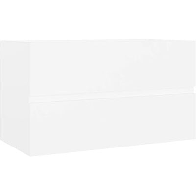 vidaXL Armário para lavatório casa de banho móveis mobiliário armazenamento prateleira robusta estável madeira contraplacada branca 80x38,5x45 cm vidaXL Armário para lavatório casa de banho móveis mobiliário armazenamento prateleira robusta estável madeira contraplacada branca 80x38,5x45 cm