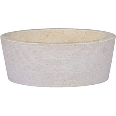 vidaXL Lavatório lavatório casa de banho casa de banho lavatório casa móveis decoração elegante creme mármore Ø 40 x 15 cm vidaXL Lavatório lavatório casa de banho casa de banho lavatório casa móveis decoração elegante creme mármore Ø 40 x 15 cm