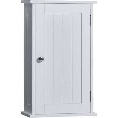 Armário de Parede Bath Vida - MDF Branco Armazenamento Compacto para Banheiro Armário de Parede Bath Vida - MDF Branco Armazenamento Compacto para Banheiro