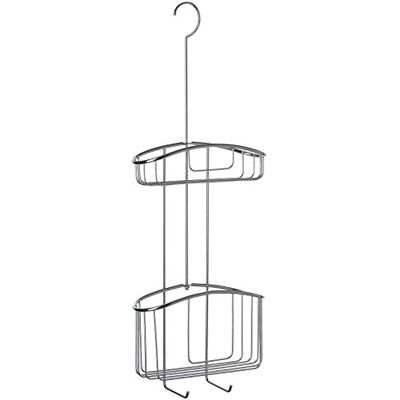 Tatay Suporte para Chuveiro 100% Inox 2 Alturas Resistente à Humidade e Corrosão Fácil Montagem Sem Furos Design Moderno Cesta de Chuveiro para Pendurar com Drenagem Eficiente 22,5 x 9 x 60 Tatay Suporte para Chuveiro 100% Inox 2 Alturas Resistente à Humidade e Corrosão Fácil Montagem Sem Furos Design Moderno Cesta de Chuveiro para Pendurar com Drenagem Eficiente 22,5 x 9 x 60